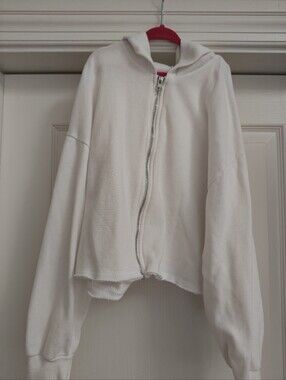 Art Class Kids white Hooded Zip-Up Sweatshirt